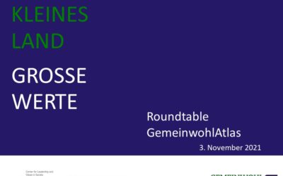 Roundtable GemeinwohlAtlas 3.11.2021
